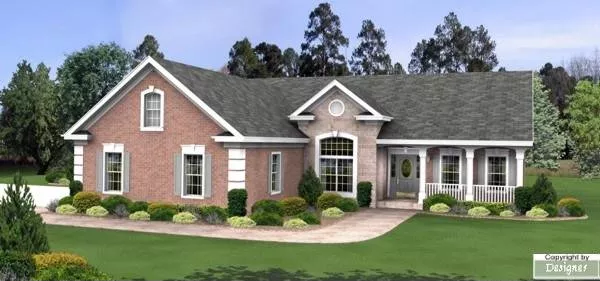 image of ranch house plan 8308